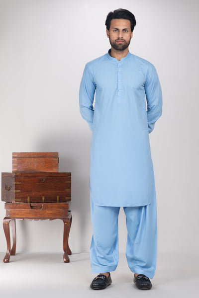 Sky Shalwar Suit - Raisham